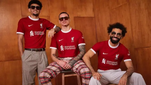 Liverpool's new home shirt