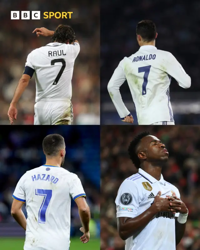 Real Madrid number sevens