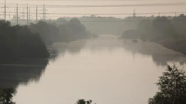 General view of the North Crimean Canal