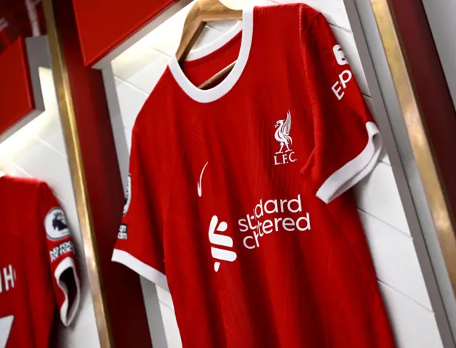 Liverpool's new home shirt