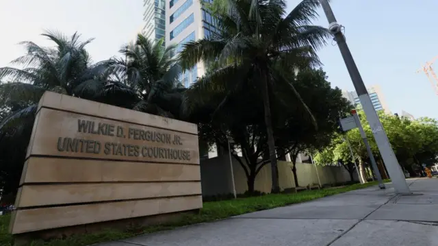 A view of the Wilkie D Ferguson courthouse in Miami