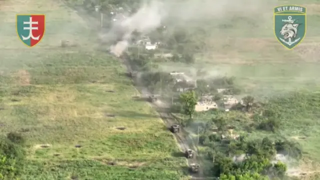 The village of Makarivka in Donetsk Oblast