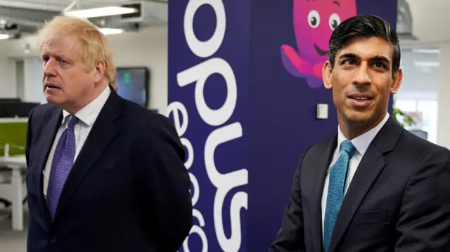 Boris Johnson and Rishi Sunak