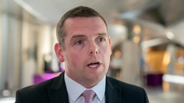 Scottish Conservative leader Douglas Ross