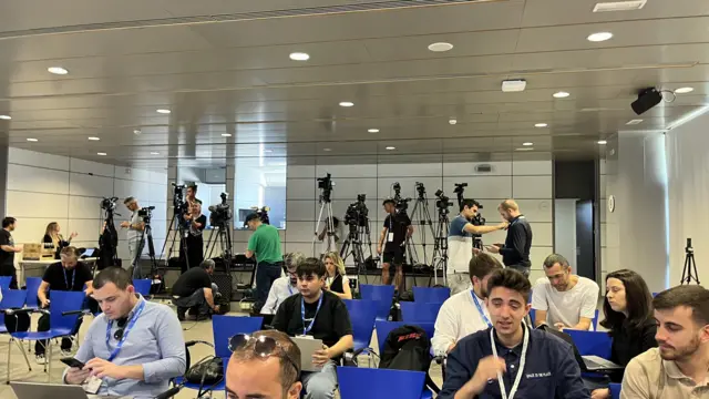 Reporters in Madrid