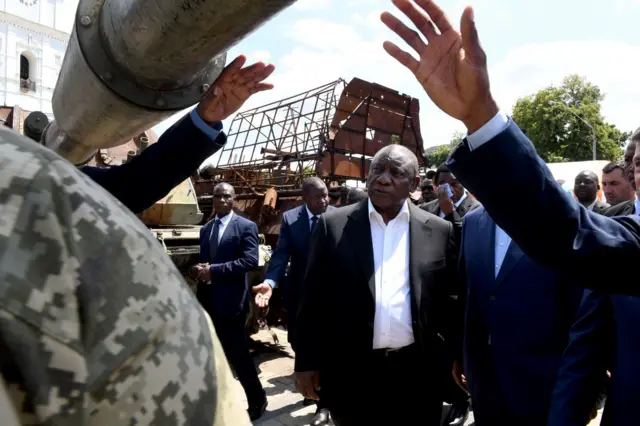 African leaders in Kyiv, 16 June 2023