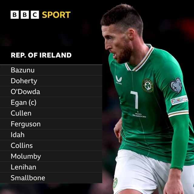 Republic of Ireland team