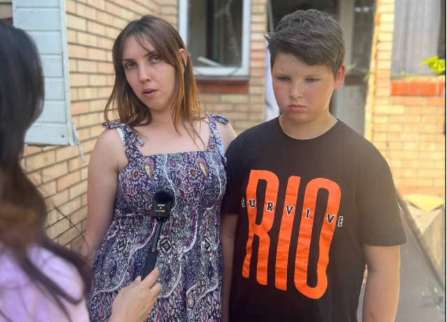 12-year-old boy was home alone