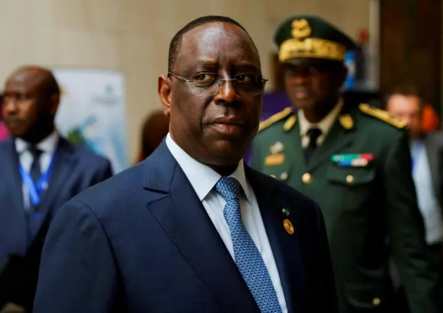 Senegalese President Macky Sall