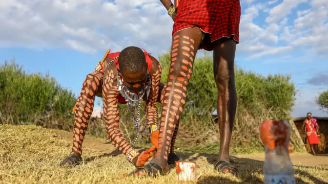 Maasai men