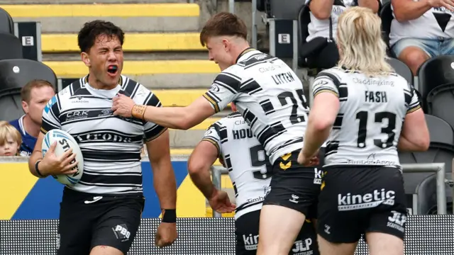 Hull FC celebrate