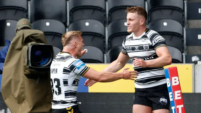 Hull FC celebrate