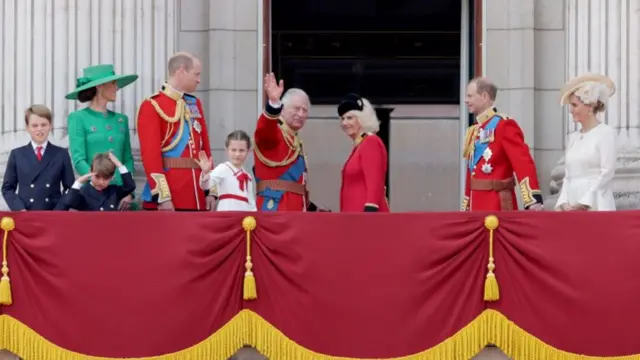 Family on balcony