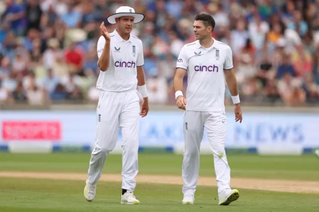 Stuart Broad and James Anderson