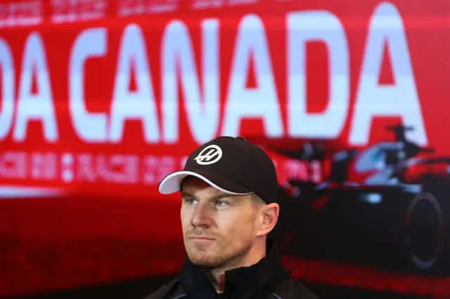 Nico Hulkenberg in the post-qualifying press conference