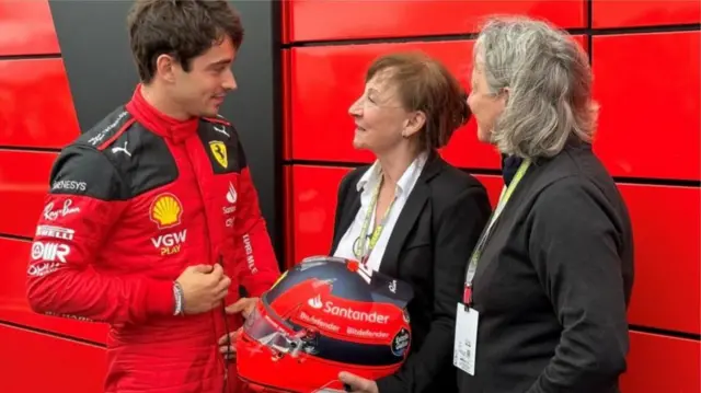 Charles Leclerc spoke to Gilles Villeneuve's widow Joann and daughter Melanie before qualifying for the Canadian Grand Prix on Saturday