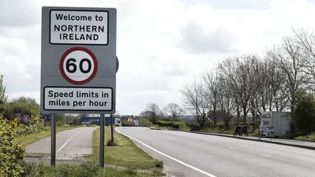 Sign at Northern Ireland Border