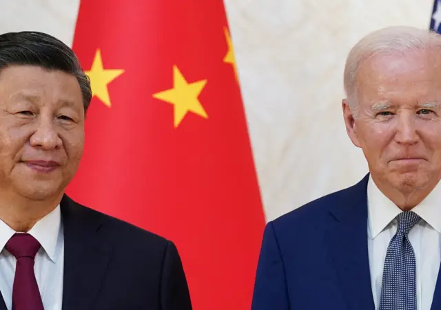 Chinese President Xi Jinping US President Joe Biden meet at the G20 in Bali in last year