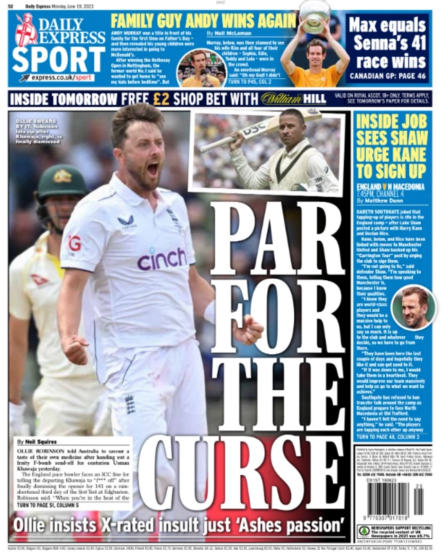 Express back page