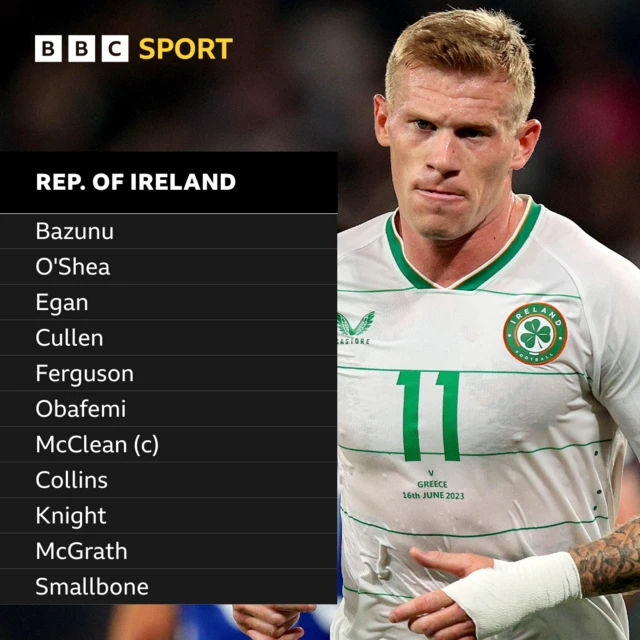 Republic of Ireland team