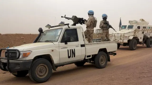 UN troops in Kidal, Mali