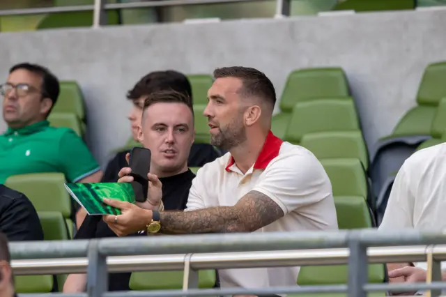 Shane Duffy in attendance at the Aviva Stadium