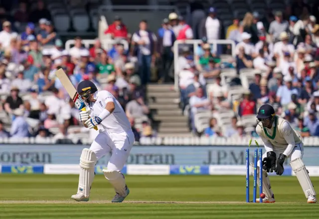 Joe Root is bowled