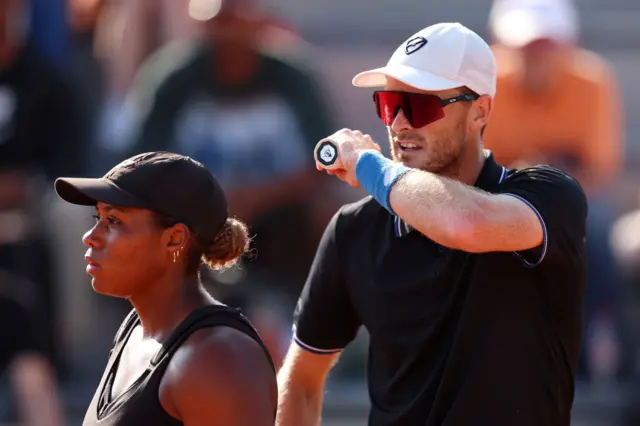 Taylor Townsend and Jamie Murray