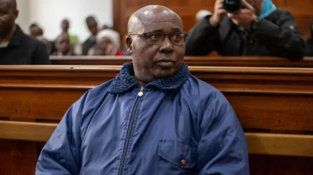 Fulgence Kayishema in court in June.