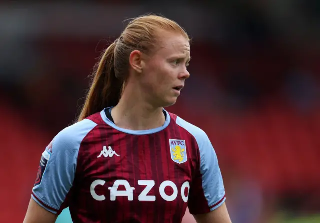 Aston Villa defender Meaghan Sargeant