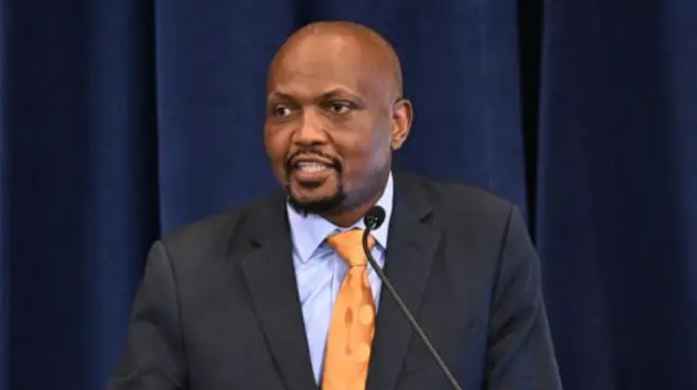 Kenya's Trade Minister Moses Kuria in April 2023