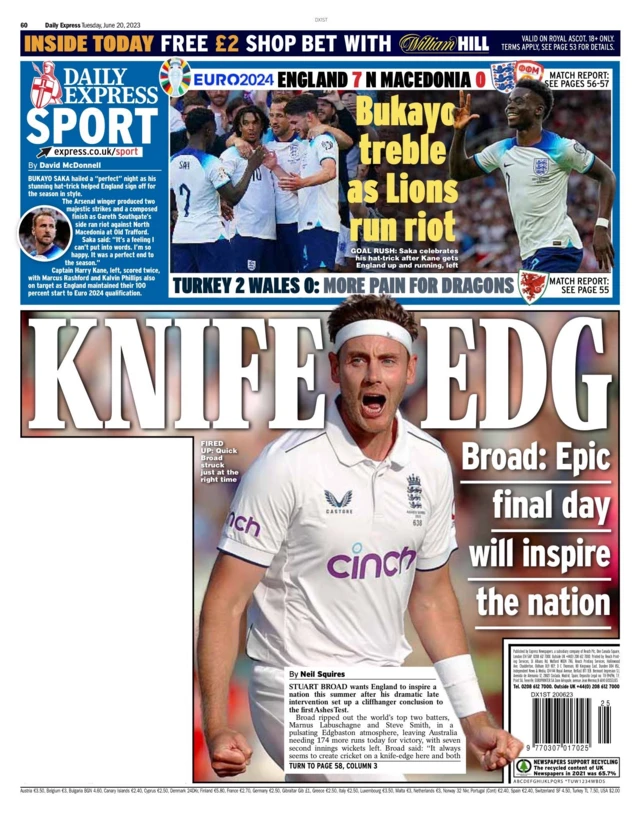 Express back page