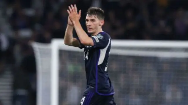 Billy Gilmour was given a warm ovation after his late substitution