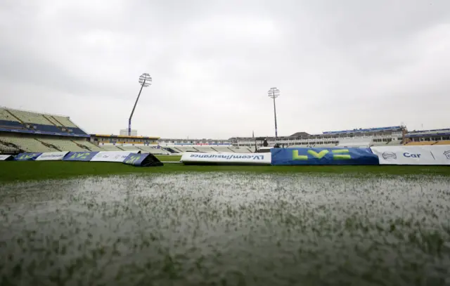 Rain at Edgbaston