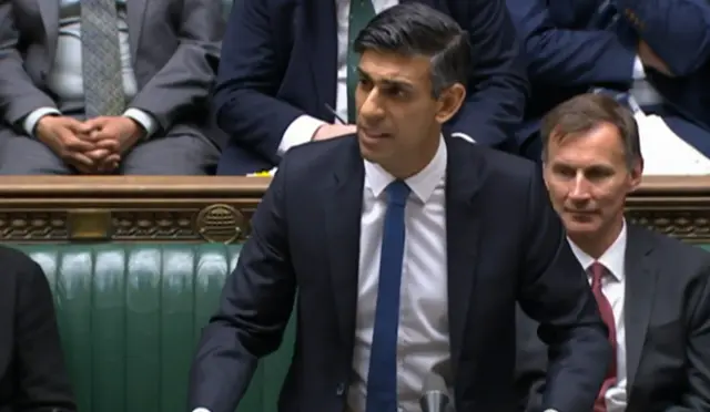 Rishi Sunak at PMQs