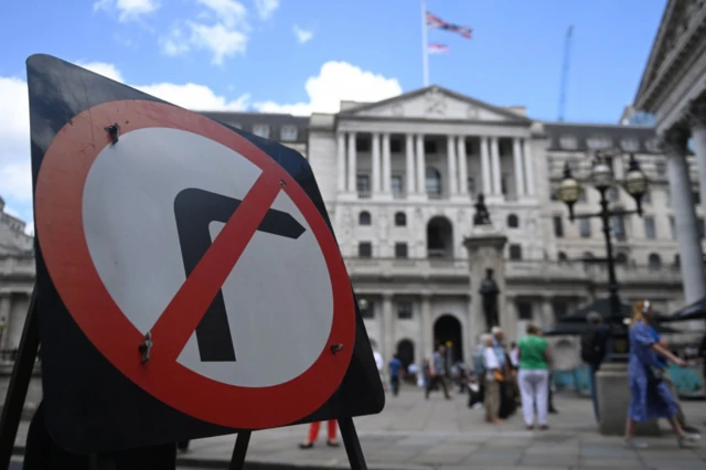 Bank of England in central London