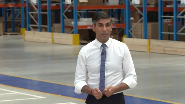 Rishi Sunak speaking in Kent