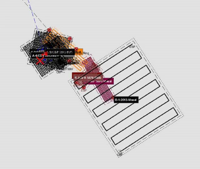 Search patterns of the Titan submersible