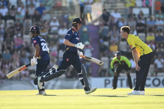 Essex in action against Hampshire