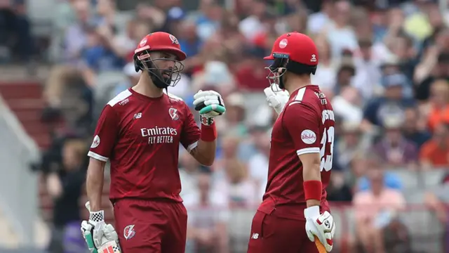 Lancashire batters Daryl Mitchell and Liam Livingstone