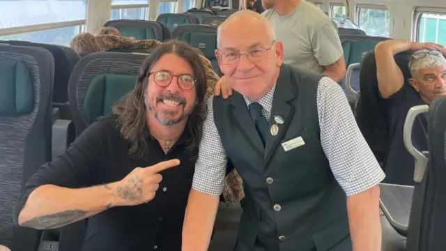 Dave Grohl on Great Western Railway