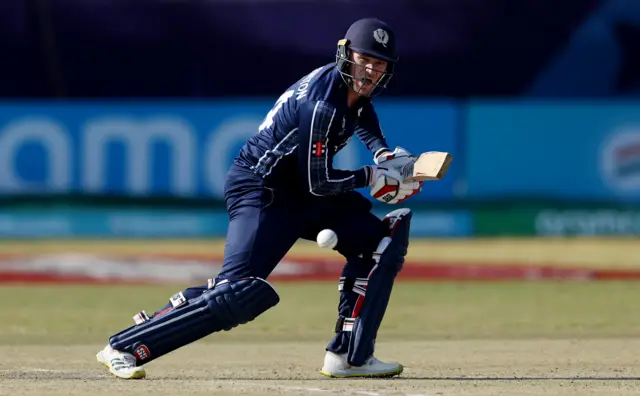 Can Scotland skipper Richie Berrington hold the innings together?