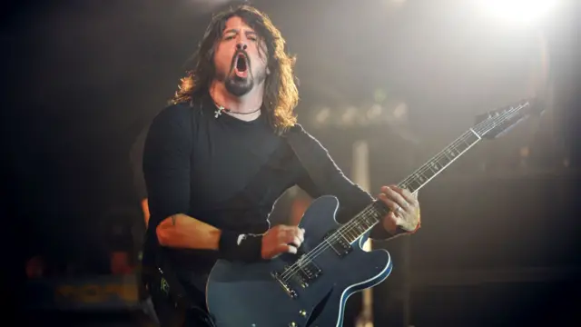 Dave Grohl from the Foo Fighters