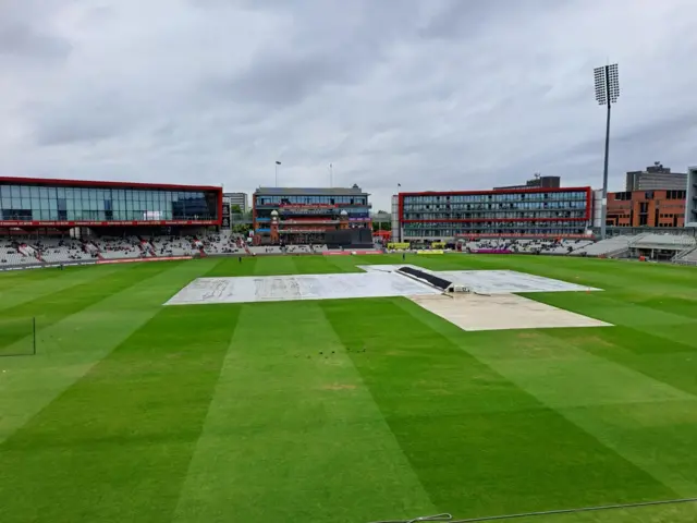 Rain at Old Trafford