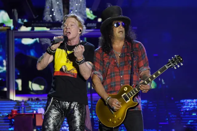 Axl Rose and Slash