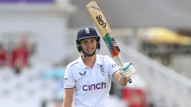 Nat Sciver-Brunt celebrates her half-century