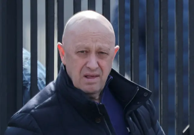 Prigozhin pictured in April