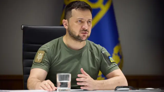 Ukrainian President Volodymyr Zelensky