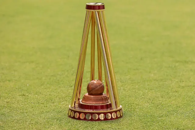 The women's Ashes trophy