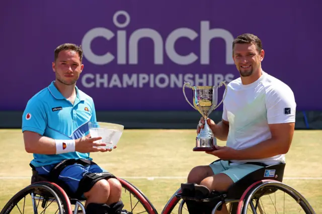 Alfie Hewett and Joachim Gerard